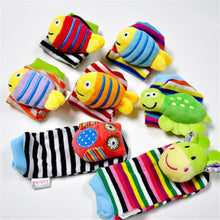 Load image into Gallery viewer, Education Soft Hand Bell Rattle Stuffed Plush Toys
