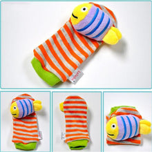 Load image into Gallery viewer, Education Soft Hand Bell Rattle Stuffed Plush Toys