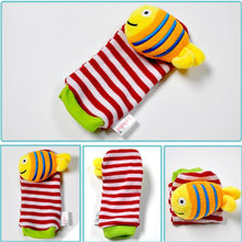 Load image into Gallery viewer, Education Soft Hand Bell Rattle Stuffed Plush Toys