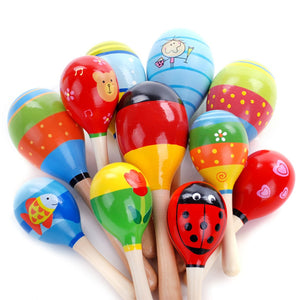 Hot Sale Small Wooden Rattles Egg