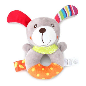 Cartoon Baby Kids Rattle Toys Animal Plush Hand Bell