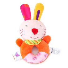 Load image into Gallery viewer, Cartoon Baby Kids Rattle Toys Animal Plush Hand Bell

