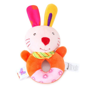 Cartoon Baby Kids Rattle Toys Animal Plush Hand Bell