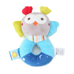 Cartoon Baby Kids Rattle Toys Animal Plush Hand Bell